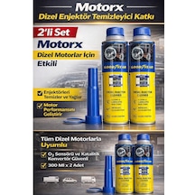 Dizel Enjektör Temizleyici Yakıt Katkısı 2x300 Ml 2 Li Set Motorx