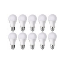 9 Watt Led Ampul E27 Smd Enerji Tasarruflu Beyaz Renk 10 Adet