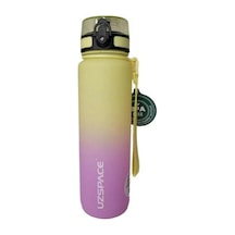 Tr Tritan Su Matarası, 1000 Ml, Sarı-mor, Kilitli Kapak, Sızdırmaz Diğer