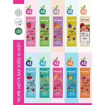 Mixmey Tropik Meyve Bar Serisi 20 Adet | Atıştırmalıklar – Vegan, Glutensiz (20GR X 20 ADET)