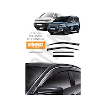 Citroen Berlingo 2019 Ve Sonrası Kromlu Cam Rüzgarlığı 4'lü Set A+ Plus
