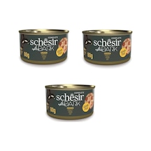 Schesir After Dark Parça Etli Tavuklu Kedi Konserve 80 Gr. X 3 Adet