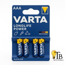 Varta Aaa Longlife Poweralkalıne Pil 4'lü