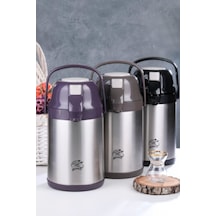 Cooker Ckr2007 Pompalı Çelik Termos 2.5 Lt Tekli