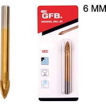 Gfb Cam - Seramik Delme 6Mm Universal Matkap Ucu