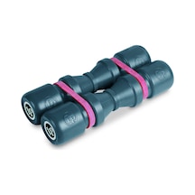 Lp Latin Percussion Lp441m Shaker Duoshake 6,5 İnç 16,5 Cm , 2'li Set, Plastik Gri, Orta Ses Seviyesi Açık Gri