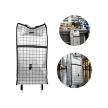 Tek Sağlam Gövdeli Sessiz Tekerlekli Pazar Ve Market Çantası Najmaddin