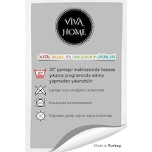 Viva 40x140cm Klasik Çerçeveli Tay Tüyü Dokuma Premium Leke Tutmaz Kumaş Masa Örtüsü Runner Rnr321 Acı Kahverengi