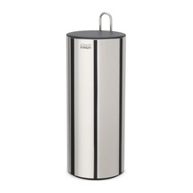 Joseph Joseph Easystore Luxe Paslanmaz Çelik Gizli Tuvalet Kağıdı Tutacağı, Kapaklı Stand, 3 Ruloya Kadar Hods Diğer