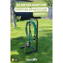 Bahçe Hortum Askı Aparatı Hortum Sarma Standı Su Hortum Dolama Makarası Sprey Başlık Seti, Hortm-stand-sprey