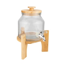 Bambum Fuente Ahşap Kapak Ve Bambu Standlı Cam Sebil 1.5l Diğer