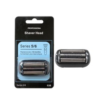 Nghtmre Braun Serisi 5/6 Yedek Kafa İçin Gelişmiş Sürüm 53b Folyo Ve Kesici Tıraş Makinesi Yedek Parçası, Braun Serisi 5020s, 5018s, 5050cs, 6020s, 6075cc, 6072cc İçin Elektrikli Tıraş Makinesi Yedek Kafası
