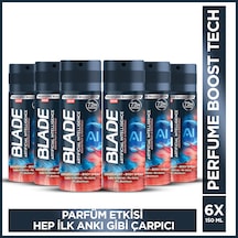 Blade Artificial Intelligence Erkek Sprey Deodorant 6 x 150 ML