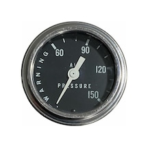 Usa Hava Saati 60-150 Psi Mekanik Rekorlu Borulu Tip 52 Mm