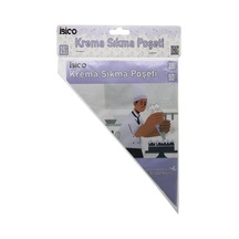 Naylon 25cm 50pcs Krema Sıkma Poşeti Torbası 5468 Çok Renkli