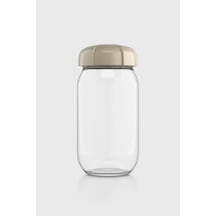 Renga Rhea 1000 Ml Cam Kavanoz 131012 Sütlü Kahve Açık Kahverengi
