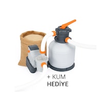 Bestway İntex Havuzlarla Uyumlu Kum Filtreli Devirdaim Motoru 8327Litre 58499