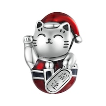 Scc2413 Noel 925 Gümüş Boncuk Dıy Boncuk Aksesuarları Çok Renkli