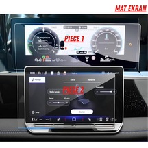 Volkswagen Tayron 2026 Hayalet Gösterge Ve Multimedya Uyumlu Set Mat Ekran Koruyucu