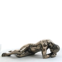 Veronese Nude Body Uzanmış Erkek Figür 37cm