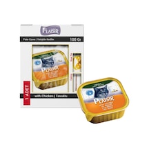 Plaisir Tavuklu Pate Yetişkin Kedi Konservesi 100 G