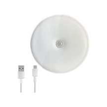 Hareket Sensörlü Led Gece Lambası Şarj Edilebilir Ve Taşınabilir 4000k Işık, Usb İle Dolap İçi, Merdiven, Gardrop Altı Kullanımına Uygun Beyaz Işık Spot Lamba 1