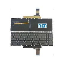 Nion Hp Victus 16-d1042nt 68p27ea Uyumlu Notebook Klavye Siyah Aydınlatmalı Tr
