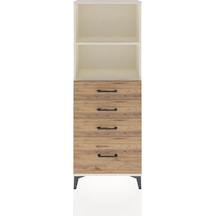 Arges Dolap 2 Raflı 4 Çekmeceli 60x30x163 Aytaşı-çam Aytaşı