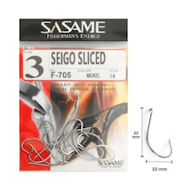 Sasame F-705 No:3 Seigo Sliced Olta İğnesi 14 Adet