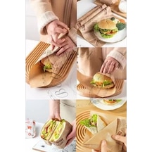 Kapamarka Vintage Gazete Desenli Sunum Kağıdı 50 Adet 3 Parça