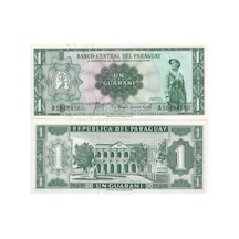 Paraguay 1952 Yılı 1 Guarani Unc Koleksiyon Para