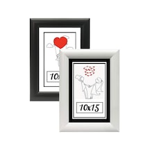 Çerçevesi 10x15 Cm Siyah Modern Mdf Dikey Veya Yatay Kullanım