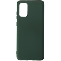 Newface - 328 - Samsung Galaxy S20 Plus Kılıf Nano İçi Kadife Silikon - - Edntrend - Koyu Yeşil