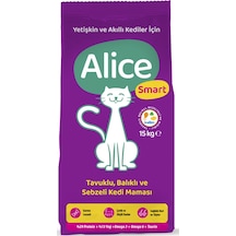 Alice Smart Tavuklu Yetişkin Kuru Kedi Maması 15 KG