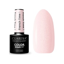 Claresa Kalıcı Oje French Time Şeffaf Parıltılı Açık Pembe 01 5gr
