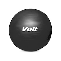 Voit Pilates Topu Gymball Siyah 65 CM Pompalı