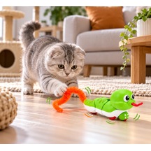 Kurmalı Hareketli Tekerlekli Komik Yılan Karışık Renkli 13 Cm -30 Cm