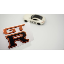 Dk Tuning Nissan Gtr Bagaj Bronz Siyah Logo Amblem Arma -