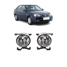 Cme Parts Hyundai Accent Admire 2003 - 2006 Uyumlu Sağ + Sol Sis Far Takımı 2 Adet Sis Far Ampullu