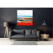 Yağlı Boya Tablo %100 El Yapımı Home In Joy 85Cmx85Cm (507015826)