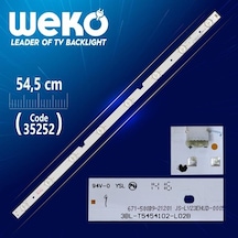 3bl - T5454102 - L02b - 671-500b9 - 21201 Js-ly23ehud-0005 - 54.5 Cm 8 Ledli - Wk-909 Tv Led Bar Tvnizi Açıp İçindeki Led Barla Birebir Aynısı Olduğunu Görmeden Almayınız. Sonrasında İade Almamaktayız.