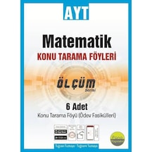 Pano Yayınları Ayt Matematik Tarama Föyleri 6 Fasikül 6X24 Sayfa