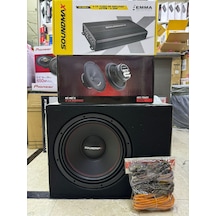 Paket Set 30 CM Bas 4 Kanllı soundmax Anfi Massive 16 CM Midrange