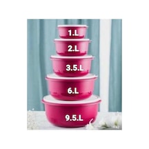 Tuperware 5 Li Bordo Miksim Set. Diğer
