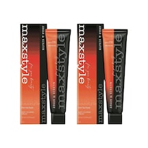 Maxstyle Sps348 Argan Ve Keratin 2025/06.11 Yoğun Koyu Küllü Kumral 60 Ml 2 Adet Saç Boyası Oksidansız