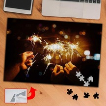 Işık, Süs, Gece 240 Parça Puzzle Yapboz Tablo-584