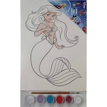 Ponart Ariel Baskılı Tuval 25x35cm Twd-c101 The Walt Disney