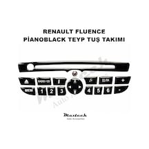 Renault Fluence Teyp Tuş Takımı Pianoblack 2009-2016