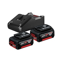 Bosch GAL 18V-40 + 2 x 4.0Ah Çift Akü ve Şarj Cihazı Seti