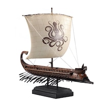 Veronese Koleksiyon Kürekli Ve Yelkenli Yunan Gemisi Figürü 35x26cm